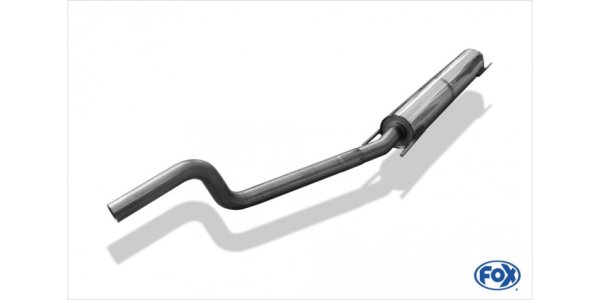 FOX front silencer Gasoline - Opel Astra H (GTC)