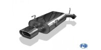 FOX final silencer Ø55mm - 135x80 Typ 53 - 99+ Opel Vectra B