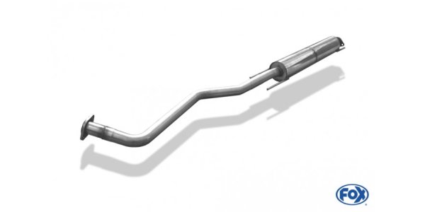 FOX front silencer pipe diameter 55mm - Opel Vectra B