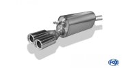 FOX final silencer Ø50mm - 2x80 Typ 13 - Opel Calibra A (4x4)