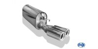 FOX final silencer Ø50mm - 2x80 Typ 13 - Opel Calibra A (4x4)