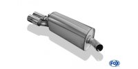 FOX final silencer Ø50mm - 2x80 Typ 13 - Opel Calibra A (4x4)