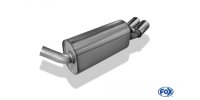 FOX final silencer Ø50mm - 2x80 Typ 13 - Opel Calibra A (4x4)