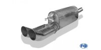 FOX final silencer Ø50mm - 2x76 Typ 18 - Opel...