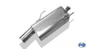 FOX final silencer - 1x90 Typ 13 - Peugeot 206 Limousine/CC