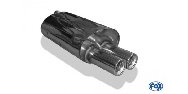 FOX final silencer - 2x70 Typ 13 - Renault Twingo C06