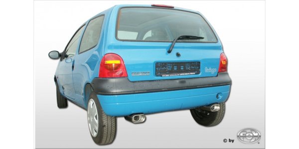 FOX Half system from catalyst exit right/left - 135x80 Typ 53 right/left - Renault Twingo C06