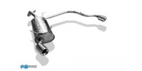 FOX final silencer exit right/left - 1x90 Typ 13 right/left - Renault Megane I DA Coach