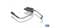 FOX final silencer exit right/left - 1x90 Typ 13 right/left - Seat Arosa 6H / VW Lupo 6X