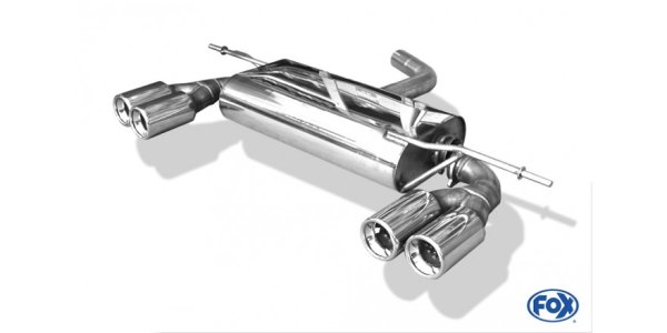 FOX Endschalldämpfer Ausgang rechts/links - 2x80 Typ 13 rechts/links - Seat Altea 5P (FWD)