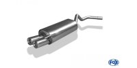 FOX final silencer double flow - 2x76 Typ 13 - VW Polo 6N