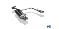 FOX final silencer exit right/left - 2x70 Typ 13 right/left - VW Polo 6N