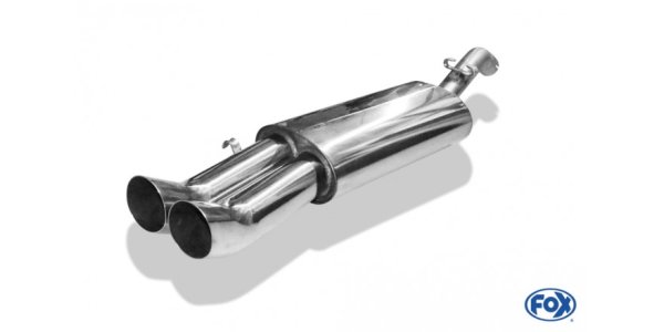 FOX final silencer - 2x76 Typ 18 - VW Golf II 19E GTI