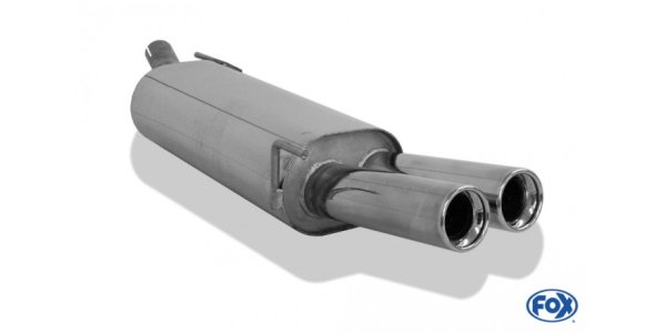 FOX final silencer - 2x76 Typ 13 - VW Golf III