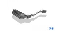 FOX final silencer exit right/left - 135x80 Typ 53 right/left - VW Golf III (Cabrio)