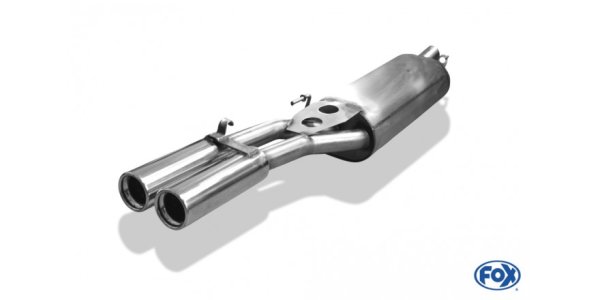 FOX final silencer - 2x76 Typ 13 - VW Golf III Variant