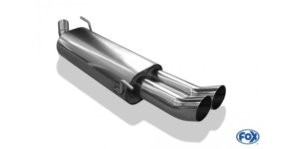 FOX final silencer - 2x76 Typ 18 - VW Golf III GTI/VR6