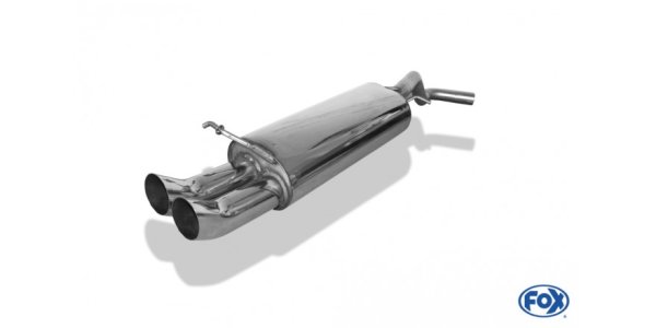 FOX final silencer - 2x76 Typ 18 - VW Golf IV