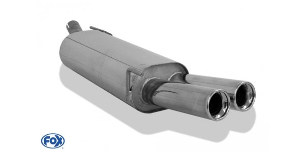 FOX final silencer - 2x76 Typ 13 - VW Golf III/IV Cabriolet