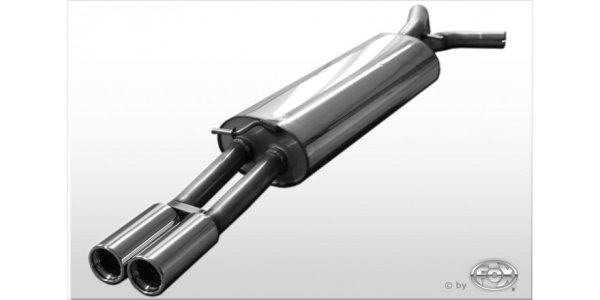 FOX Endschalldämpfer - 2x76 Typ 13 - VW Bora 1J (Variant)