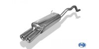 FOX final silencer incl. connecting tube with bracket - 2x80 Typ 13 - VW Bus T4 Syncro