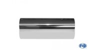 FOX welding tailpipe Typ 10 Ø 80 mm / length: 300 mm - around / unrolled up / straight / without absorbers