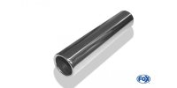 FOX welding tailpipe Typ 12 Ø 63 mm / length: 300 mm - around / rolled up / straight / without absorbers