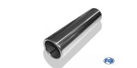 FOX welding tailpipe Typ 12 Ø 76 mm / length: 300 mm - around / rolled up / straight / without absorbers