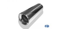 FOX welding tailpipe Typ 13 Ø 100 mm / length: 300 mm - around / rolled up / straight / with Absorber