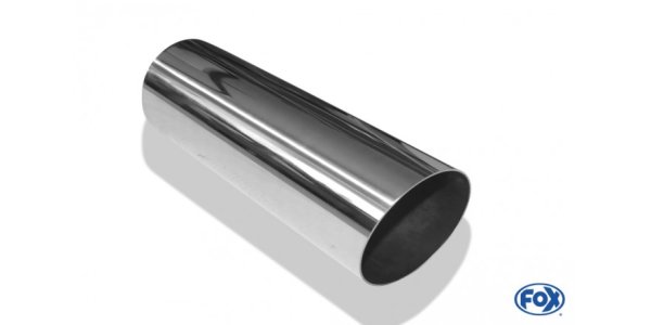 FOX welding tailpipe Typ 14 Ø 90 mm / length: 300 mm - around / unrolled up / 15° beveled / without absorbers