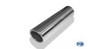 FOX welding tailpipe Typ 16 Ø 70 mm / length: 300 mm - around / rolled up / 15° beveled / without absorbers