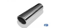 FOX welding tailpipe Typ 16 Ø 80 mm / length: 300 mm - around / rolled up / 15° beveled / without absorbers