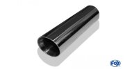 FOX welding tailpipe Typ 25 Ø 70 mm / length: 300 mm - around / unrolled up / beveled / with Type-B inserts
