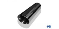 FOX Anschweißendrohr Typ 25 Ø 90 mm / Länge: 300 mm - rund / uneingerollt / abgeschrägt / mit Type-B Einsatz