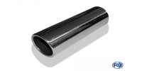 FOX welding tailpipe Typ 32 88x74 mm / length: 300 mm - oval / rolled up / 16° beveled / without absorbers