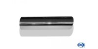 FOX welding tailpipe Typ 32 88x74 mm / length: 300 mm - oval / rolled up / 16° beveled / without absorbers