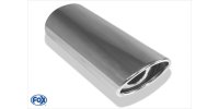 FOX welding tailpipe Typ 33 106x71 mm / length: 300 mm -...