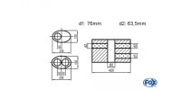 FOX Uni-Silencer oval double flow with chamber...