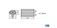 FOX Uni-Silencer oval double flow - completion 525...