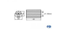 FOX Uni-Silencer Trapezoid double flow - completion 644...