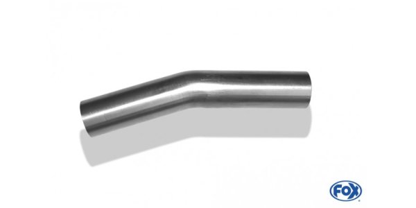 FOX Uni-pipe elbow 15° unexpanded - d1Ø 45mm leg length L1: ca. 75mm - Radius: 54mm