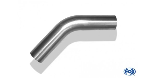 FOX Uni-pipe elbow 45° unexpanded - d1Ø 45mm leg length L1: ca. 75mm - Radius: 54mm