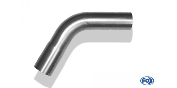 FOX Uni-pipe elbow 45° widened - d1Ø 55mm leg length L1: ca. 95mm - Radius: 66mm