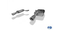 FOX final silencer right/left - 1x90 Typ 17 right/left - Audi A6 4F