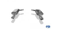 FOX final silencer right/left - 1x90 Typ 17 right/left - Audi A6 4F