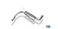 FOX final silencer across - 1x90 Typ 10 - Honda Civic IV