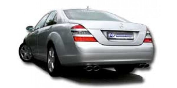 FOX Endschalldämpfer 2x115x85 Typ 32 - Mercedes S-Klasse W221