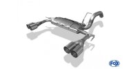 FOX Endschalldämpfer 2x80 Typ 10 - Mitsubishi Colt Z30/CZ3/CZT 3-Türer / Smart Fourfour