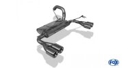 FOX Endschalldämpfer 2x80 Typ 13 - Mitsubishi Colt Z30/CZ3/CZT 3-Türer / Smart Fourfour