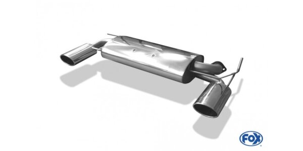 FOX Endschalldämpfer 140x90 Typ 32 - Nissan Murano Z50